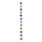 12 Pack: Purple Glass Faceted Cross Beads, 12mm by Bead Landing™